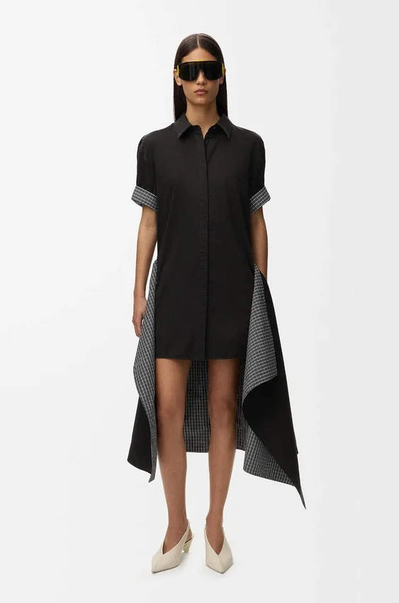 Dress in Cotton and Silk Dress in Cotton and Silk