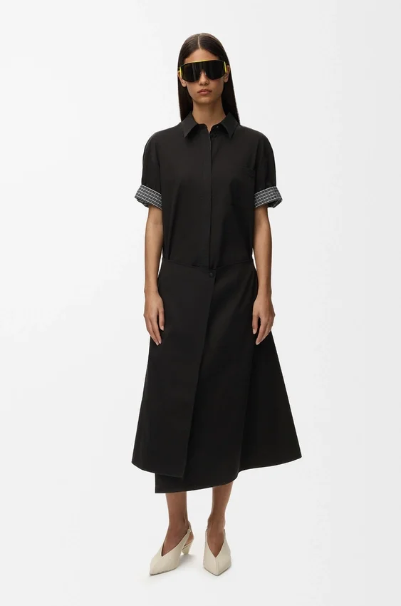 Dress in Cotton and Silk Dress in Cotton and Silk