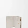 Duet Compact Wallet in Smooth and Grained Calfskin