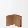 Duet Compact Wallet in Smooth and Grained Calfskin