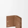 Duet Compact Wallet in Smooth and Grained Calfskin