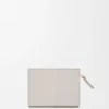 Duet Compact Wallet in Smooth and Grained Calfskin
