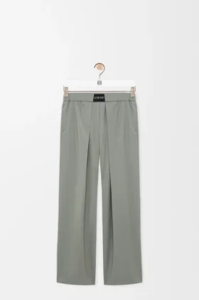 Elasticated Trousers in Wool
