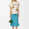 Embellished T-Shirt in Cotton