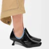 Emily Aqua Bootie in Pvc