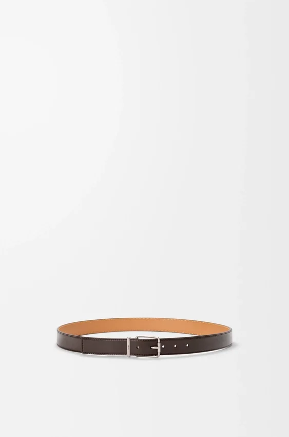Essential Belt in Shiny Sleek Calfskin Essential Belt in Shiny Sleek Calfskin