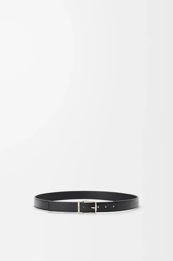 Essential Belt in Shiny Sleek Calfskin Essential Belt in Shiny Sleek Calfskin