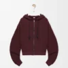 Flamenco Hoodie in Cotton and Cashmere