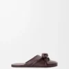 Flamenco Knot Mule in Lambskin