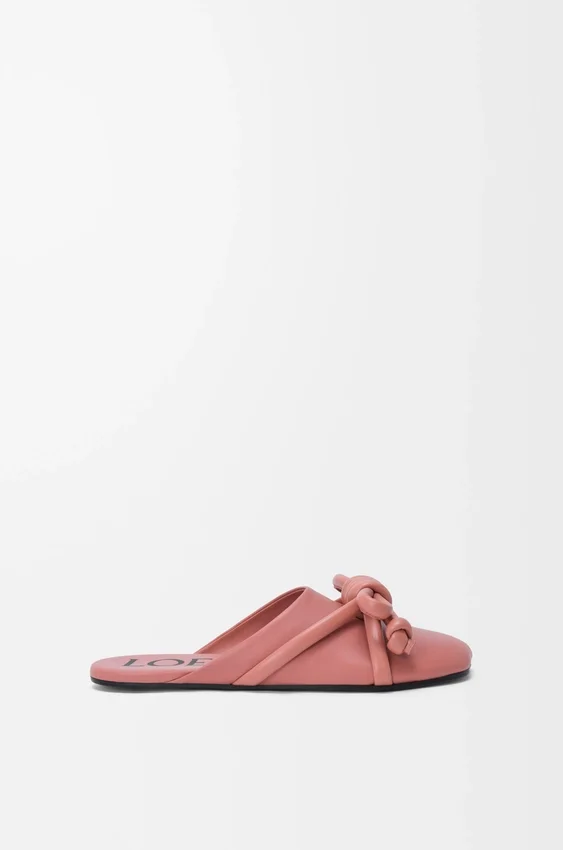 Flamenco Knot Mule in Lambskin Flamenco Knot Mule in Lambskin