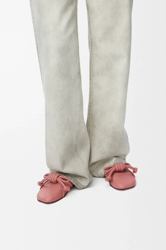 Flamenco Knot Mule in Lambskin Flamenco Knot Mule in Lambskin