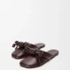 Flamenco Knot Mule in Lambskin
