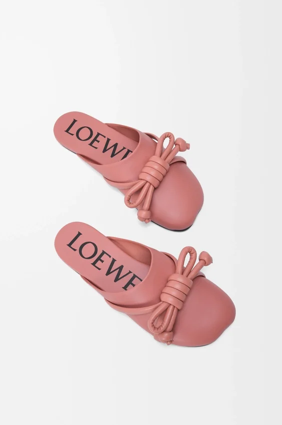 Flamenco Knot Mule in Lambskin Flamenco Knot Mule in Lambskin