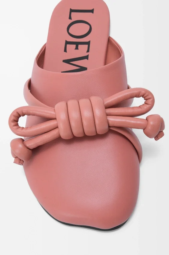 Flamenco Knot Mule in Lambskin Flamenco Knot Mule in Lambskin