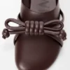 Flamenco Knot Mule in Lambskin