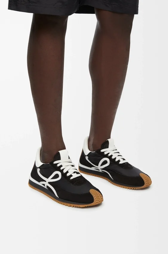 Flow Runner in Nylon and Suede Flow Runner in Nylon and Suede