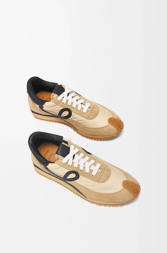 Flow Runner in Nylon and Suede Flow Runner in Nylon and Suede