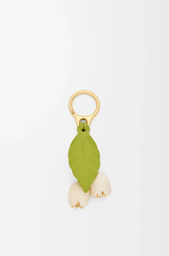 Flower Charm in Classic Calfskin Flower Charm in Classic Calfskin