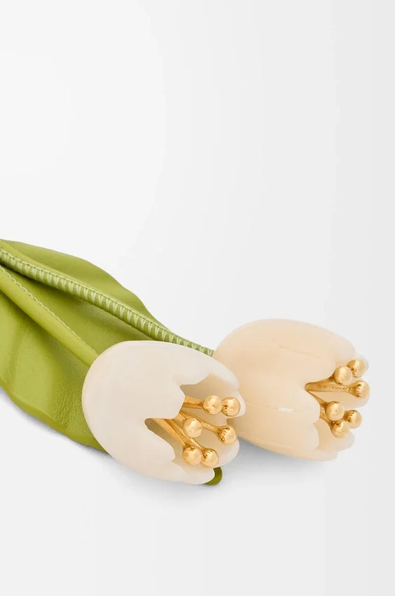 Flower Charm in Classic Calfskin Flower Charm in Classic Calfskin