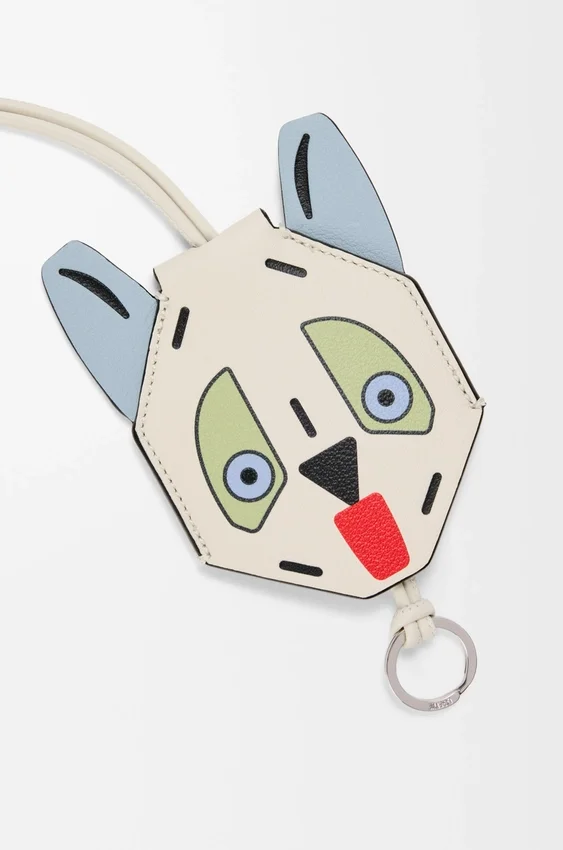 Futurist Cat Keyfob in Calfskin Futurist Cat Keyfob in Calfskin