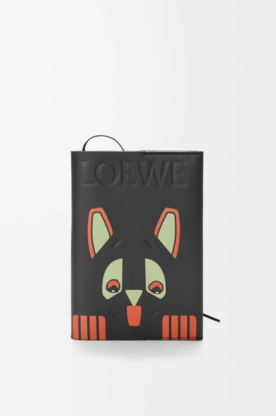 Futurist Cat Notebook in Calfskin Futurist Cat Notebook in Calfskin