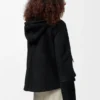 Hooded Jacket in Shearling