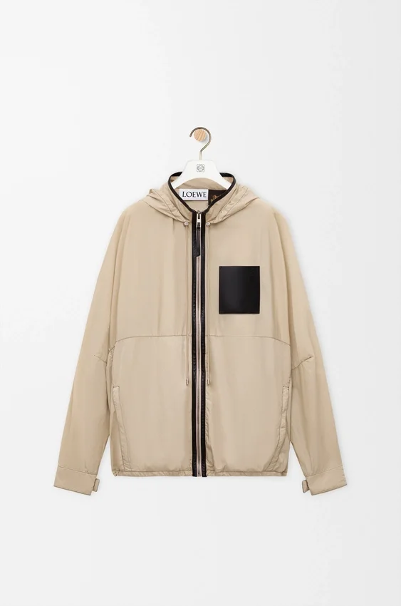 Hooded Jacket in Technical Shell Hooded Jacket in Technical Shell