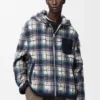 Hooded Jacket in Wool and Linen