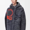 Hooded Jacket in Wool Blend