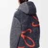 Hooded Jacket in Wool Blend