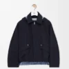 Hooded Parka in Cotton and Silk
