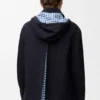 Hooded Parka in Cotton and Silk