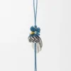 Hoopoe Bird Charm in Classic Calfskin