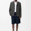 Jacket in Cotton and Silk