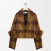 Jacket in Mohair and Wool Blend