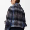 Jacket in Mohair and Wool Blend