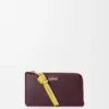 Knot Coin Cardholder in Shiny Nappa Calfskin