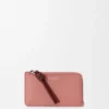 Knot Coin Cardholder in Shiny Nappa Calfskin