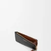 Knot Coin Cardholder in Shiny Nappa Calfskin