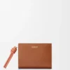 Knot Compact Wallet in Shiny Nappa Calfskin
