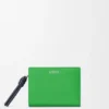 Knot Compact Wallet in Shiny Nappa Calfskin