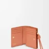 Knot Compact Wallet in Shiny Nappa Calfskin