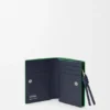 Knot Compact Wallet in Shiny Nappa Calfskin