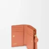 Knot Compact Wallet in Shiny Nappa Calfskin