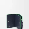 Knot Compact Wallet in Shiny Nappa Calfskin