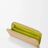 Knot Zip Around Wallet in Shiny Nappa Calfskin