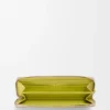 Knot Zip Around Wallet in Shiny Nappa Calfskin