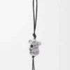 Koala Charm in Felt and Calfskin