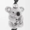 Koala Charm in Felt and Calfskin