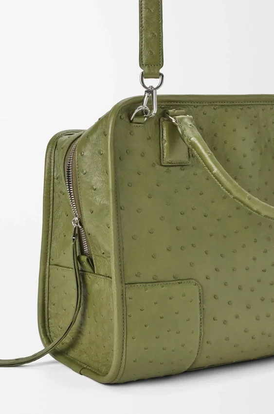 Large Amazona 180 Bag in Ostrich Large Amazona 180 Bag in Ostrich